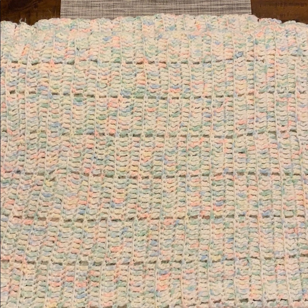 Hand made baby blanket!👶🏼🧶